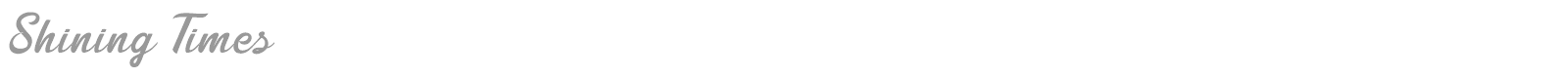 Shining Times font preview